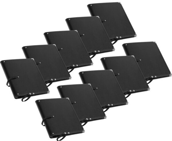 Classic Cantabile Notenmappe Deluxe Schwarz 10er Set