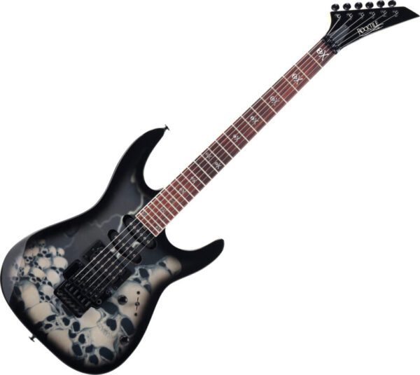 Rocktile Pro JK150-BSK E-Gitarre Skull