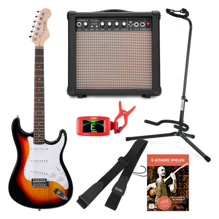Rocktile Sphere Classic E-Gitarre Sunburst Set