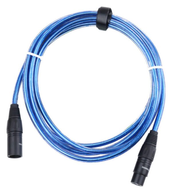 Pronomic Stage XFXM-Blue-2.5 Mikrofonkabel XLR 2,5 m Metallic Blue