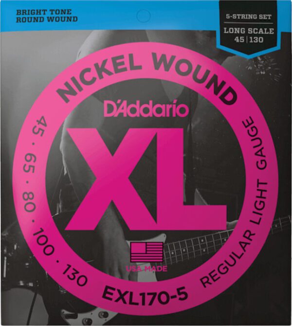 D'Addario EXL170-5 Regular Light