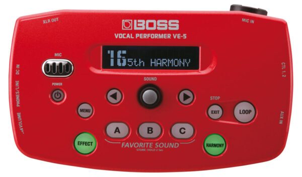 Boss VE-5 Vocal Performer Rot