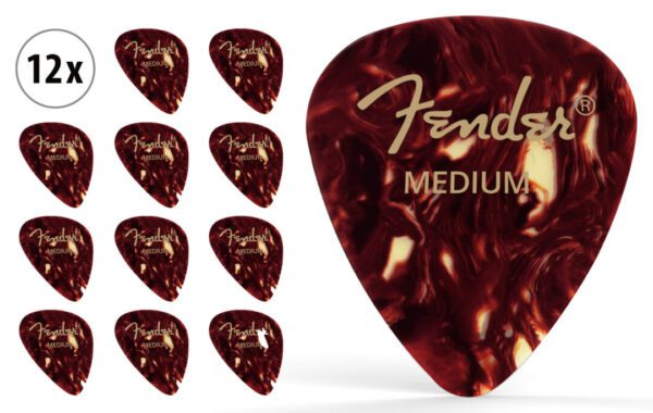 Fender 351 Plektren Medium 12er Pack