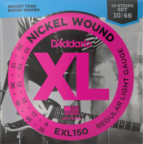 D'Addario EXL150 Regular Light 12-String