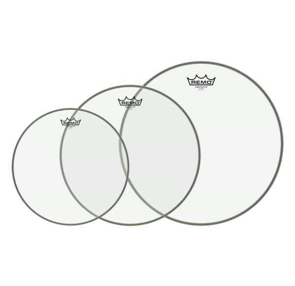 Remo 10" 12" 14" Ambassador Clear Set