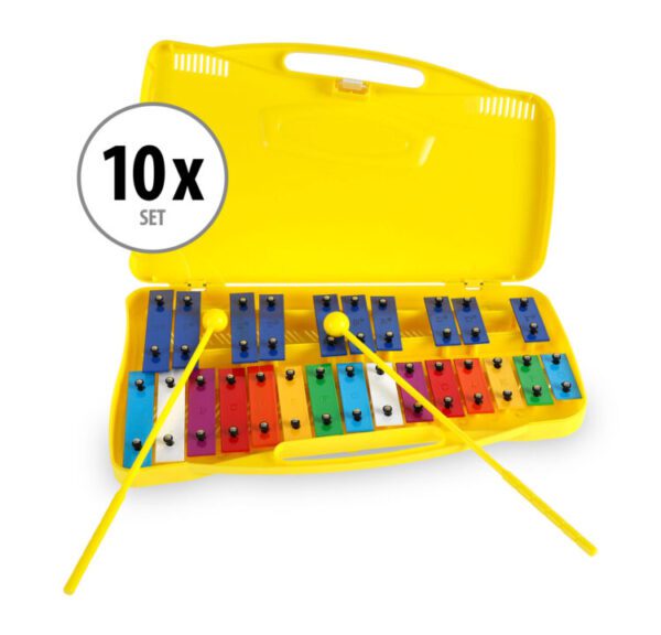 10 x SET Classic Cantabile GSG-25 Sopran Glockenspiel chromatisch