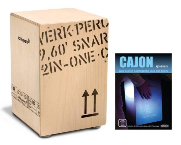 Schlagwerk CP403 Snare Cajon 2inOne Medium Set inkl. Cajonschule