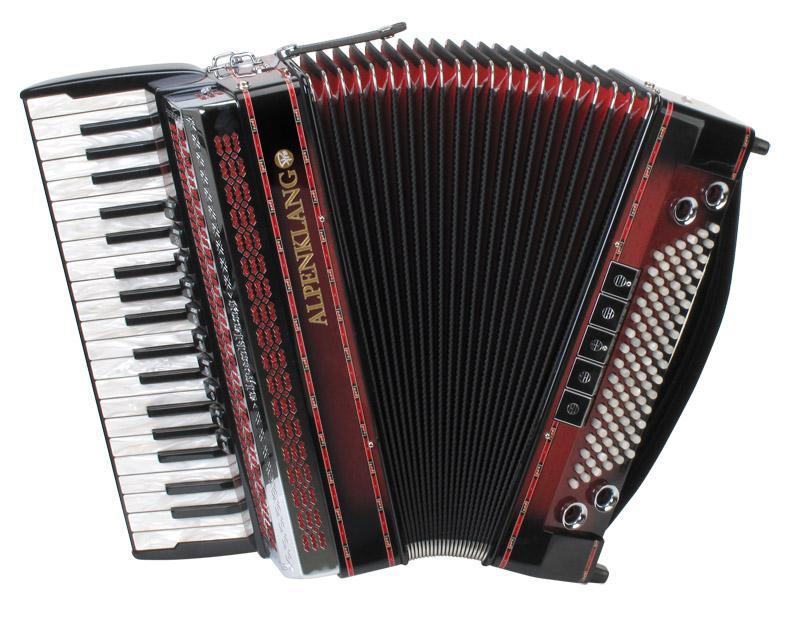 Alpenklang Pro Akkordeon IV 96 MHR Shadow Red