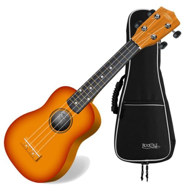 Classic Cantabile US-100 SB Sopran-Ukulele Sunburst Set inkl. Tasche