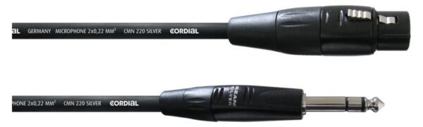 Cordial CIM 0,6 FV XLR/Klinken-Kabel 0,6 m