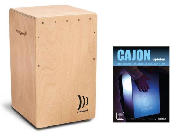 Schlagwerk CP4005 Cajon la Perú Buche Set inkl. Cajonschule