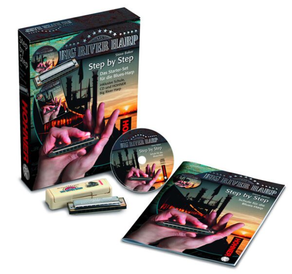 Hohner Step by Step Big River Harp Starter Set
