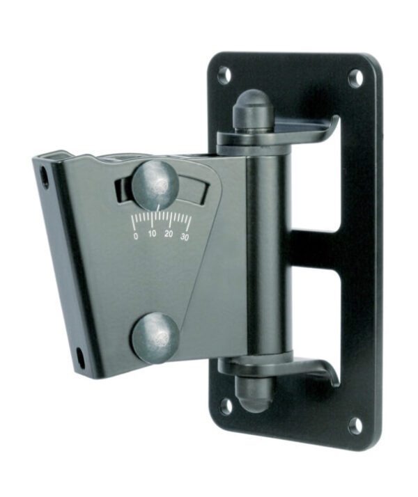 K&M 24471 Boxenwandhalter Schwarz