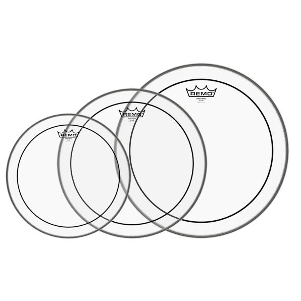 Remo 10" 12" 14" Pinstripe Clear Fell Set