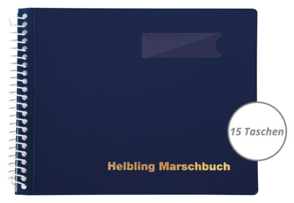 Helbling BMB15 Marschbuch blau 15 Taschen