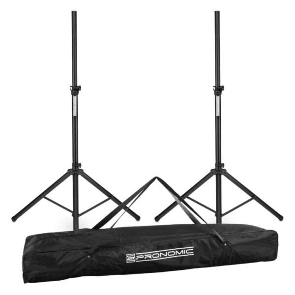 Pronomic SPS-1S BK Boxenstativ Stahl 2x Set mit Tasche