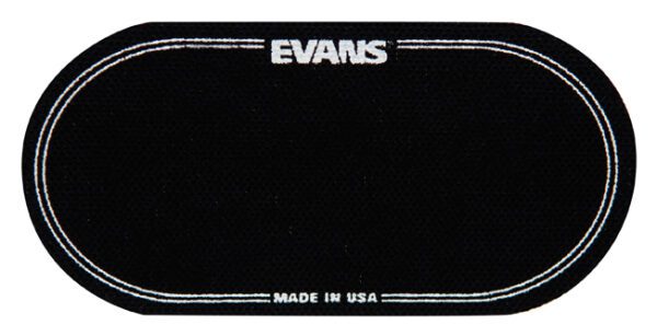 Evans EQPB2 EQ Patch Fellschoner Schwarz Double