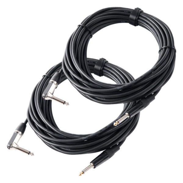 Pronomic Stage INST-A-10 Winkelklinkenkabel 2x Set 10m, 1,5mm